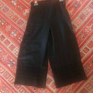 Black Club Monaco Culotte Pants size 4